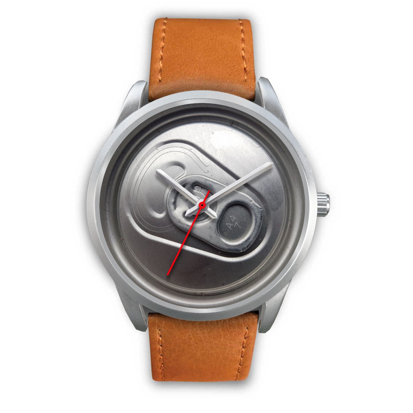 Beer time silver watch