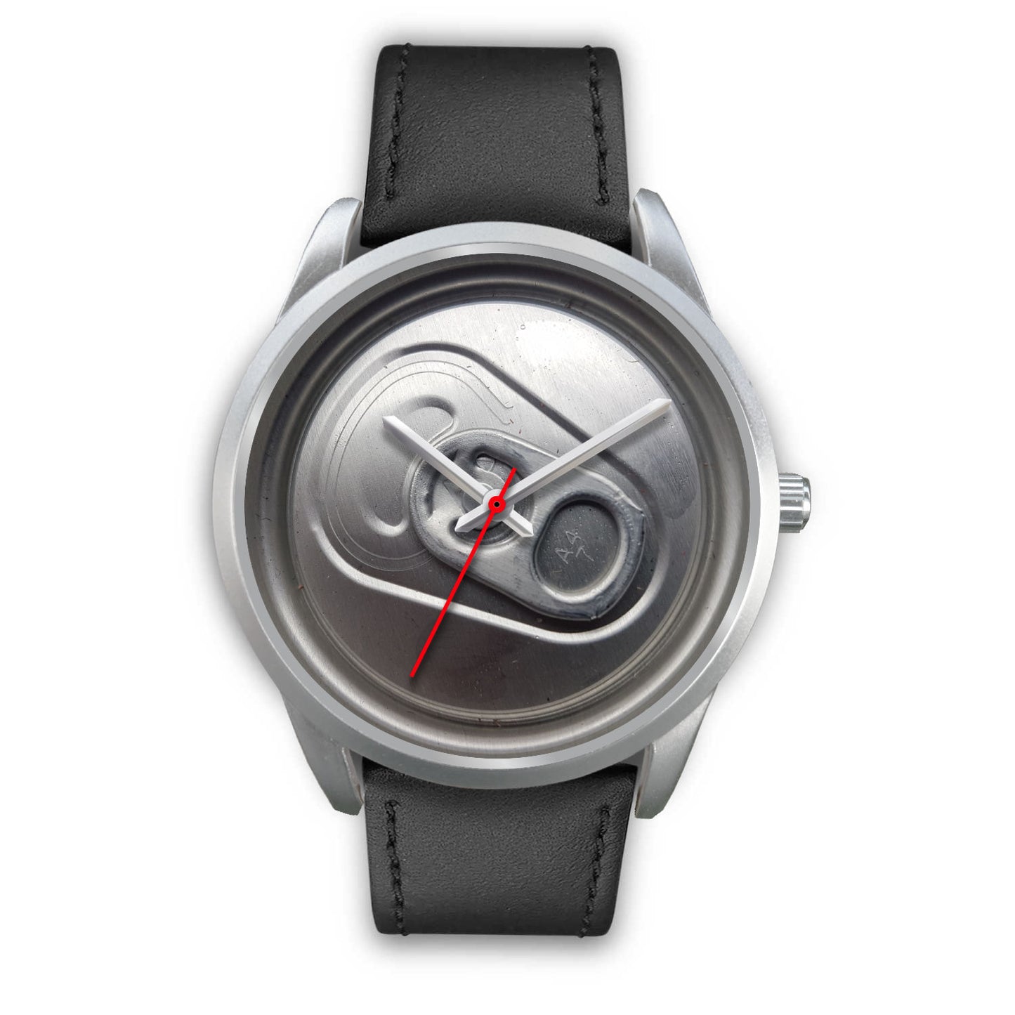 Beer time silver watch