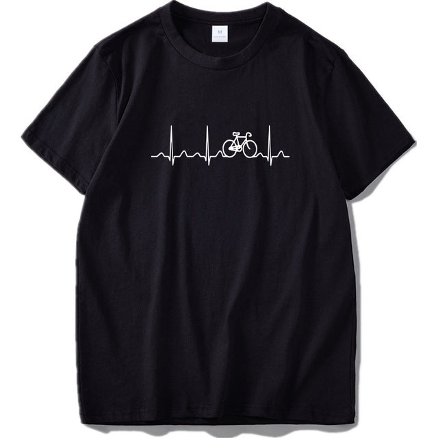 Funny Bicycle T Shirt Graphic Print