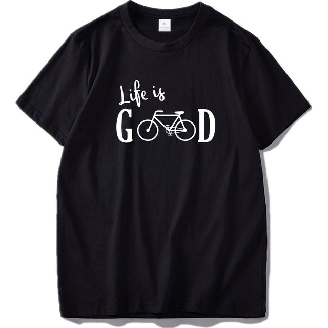 Funny Bicycle T Shirt Graphic Print