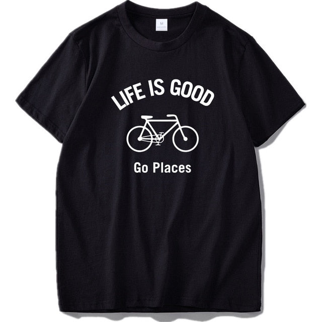 Funny Bicycle T Shirt Graphic Print