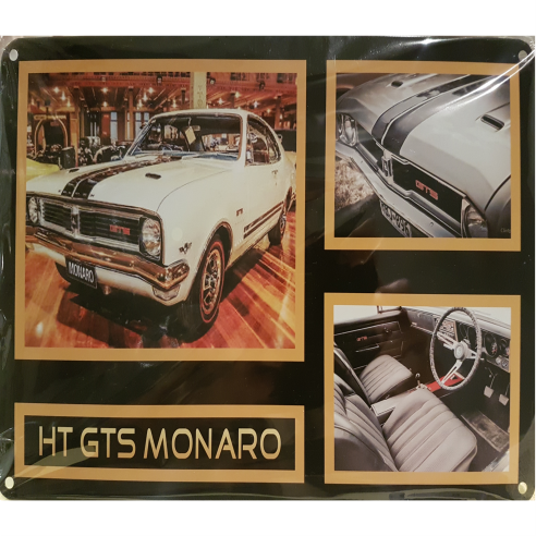 HT GTS Monaro Tin Sign Metal Wall Decor Pub Bar Tavern 20x30CM