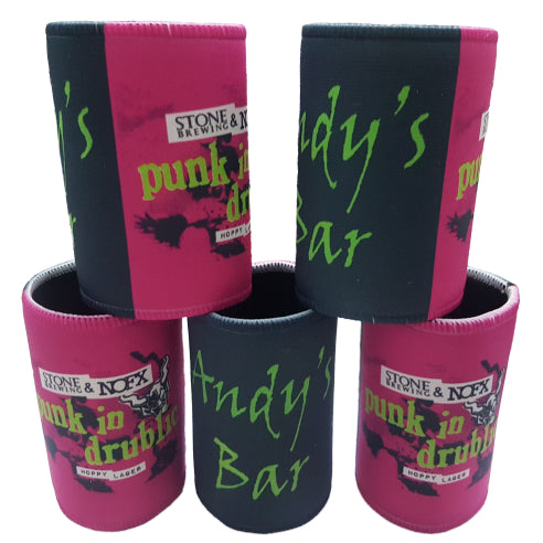5 custom made to order stubby holders