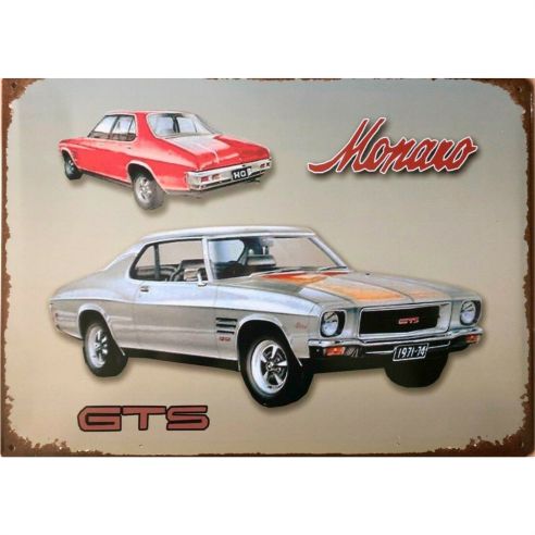 HQ Monaro GTS Tin Sign Metal Wall Decor Pub Bar Tavern 20x30CM