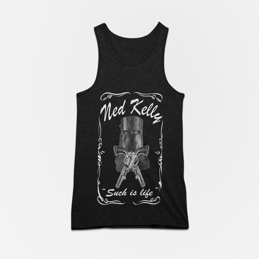 Ned Kelly Singlet Black