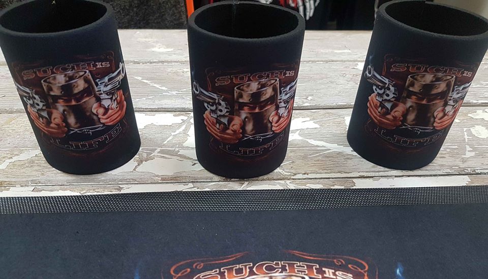 Custom Bar Runner & 5 stubby holder package