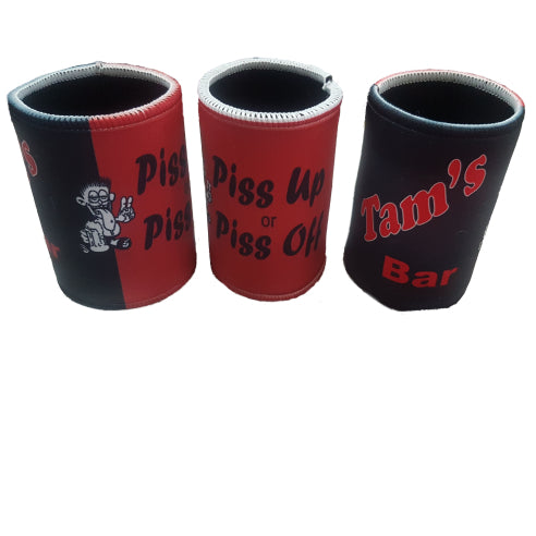 5 custom made to order stubby holders