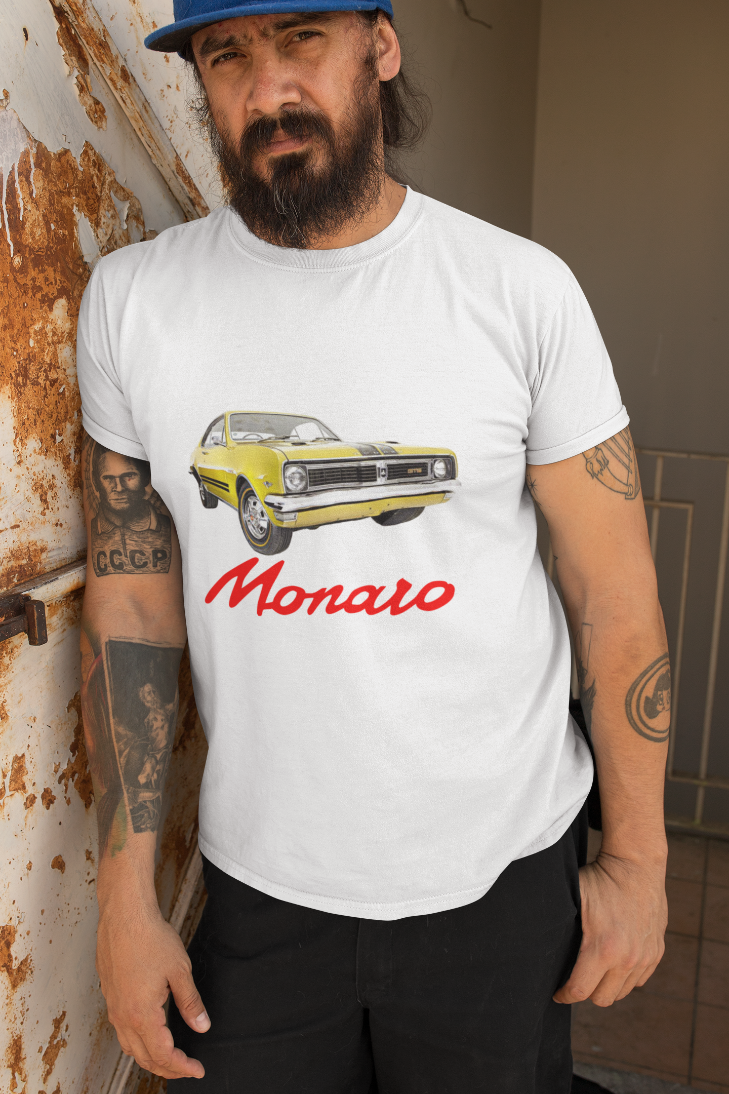 HT Monaro T-Shirt with FREE stubby holder