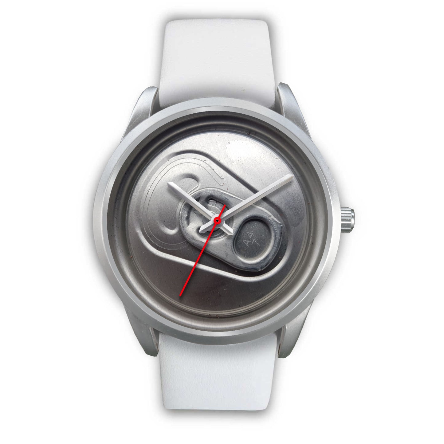Beer time silver watch