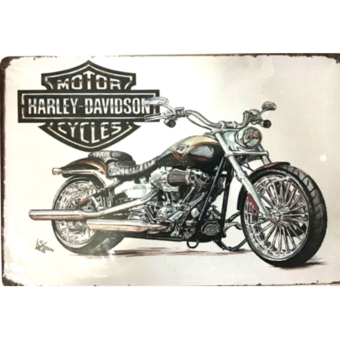 Harley Davidson Tin Sign Metal Wall Decor Pub Bar Tavern 20x30CM