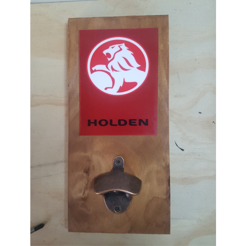 Holden wall mounted bottle opener
