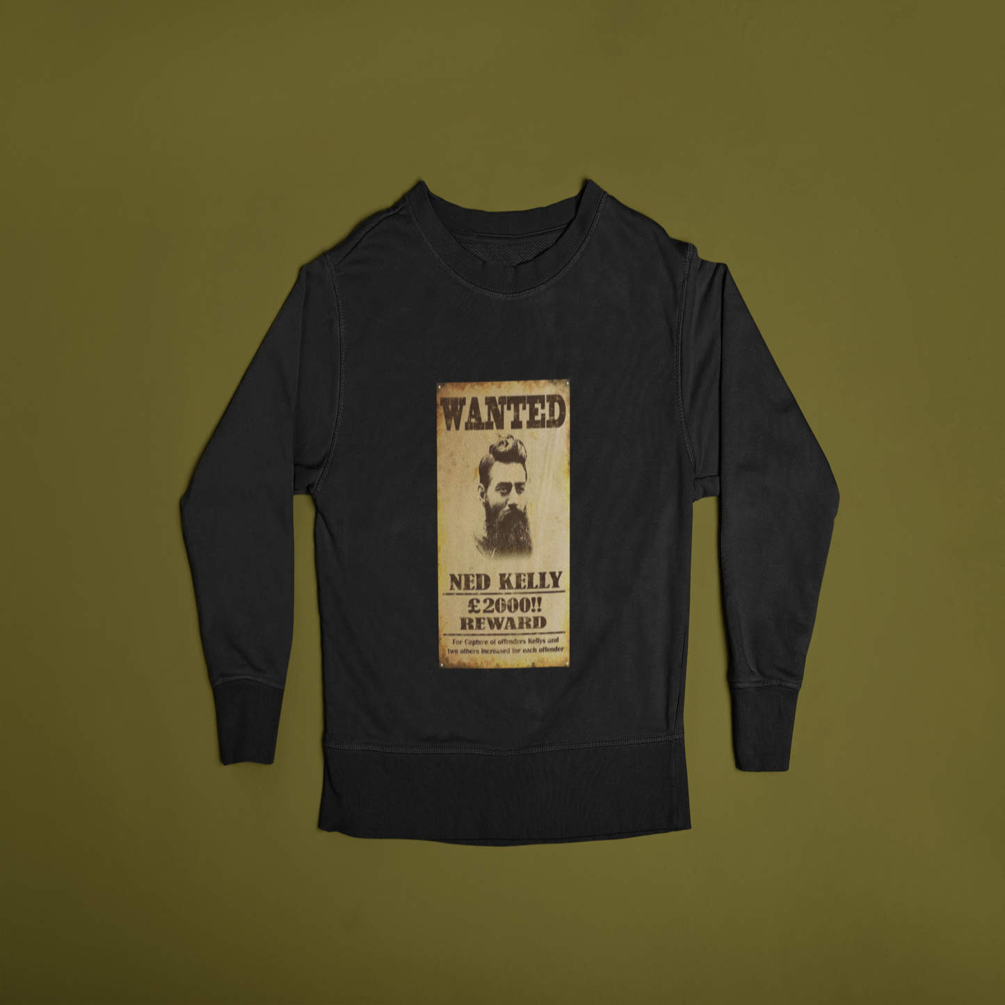 Ned Kelly Wanted Pullover