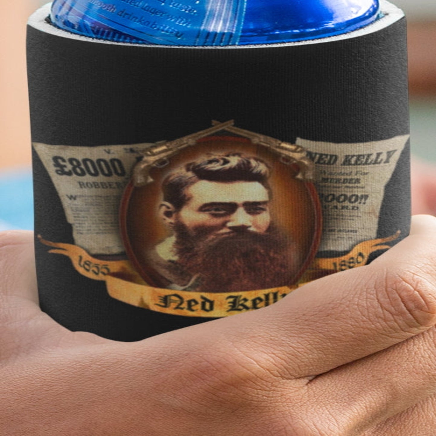 Ned Kelly 5 pack Stubby Coolers