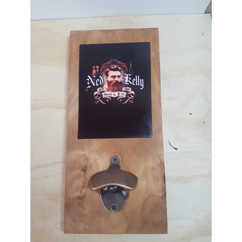 Ned Kelly Such is Life Wall Mounted Bottle Opener