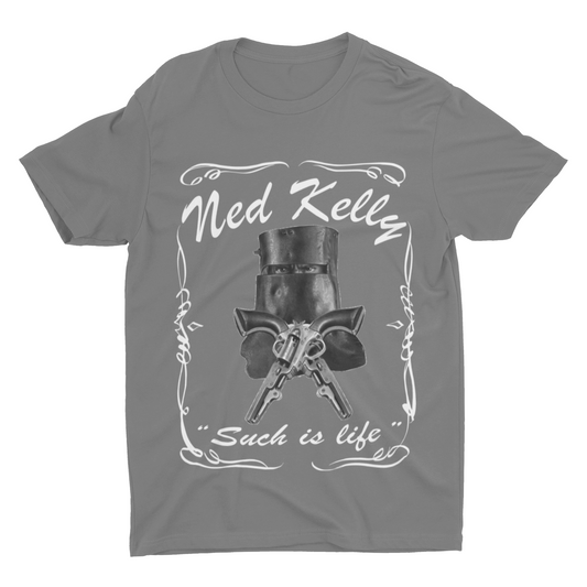 Ned Kelly T-Shirt Grey