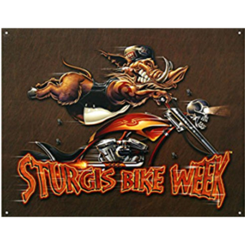 Sturges Bike Week Tin Sign Metal Wall Decor Pub Bar Tavern 20x30CM